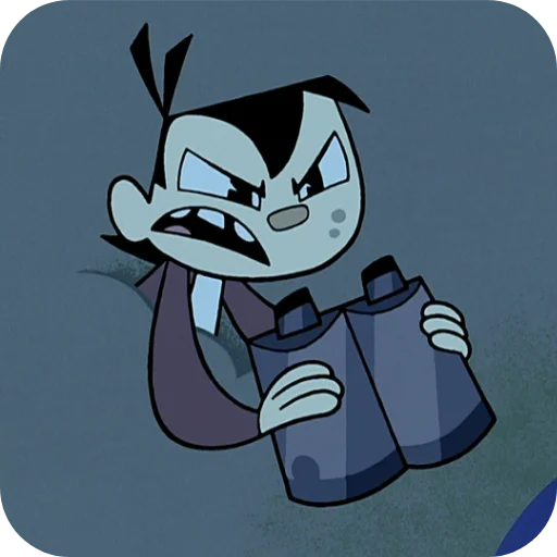 😡 Стикер «My Life as a Teenage Robot» для Telegram