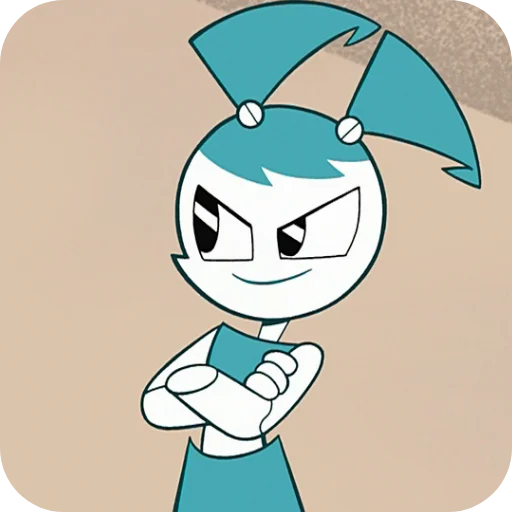 😈 Стикер «My Life as a Teenage Robot» для Telegram