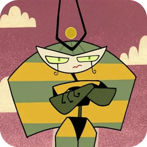 😒 Стикер «My Life as a Teenage Robot» для Telegram