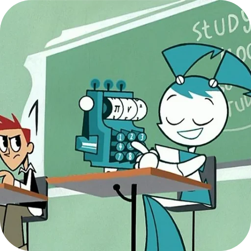 👾 Стикер «My Life as a Teenage Robot» для Telegram