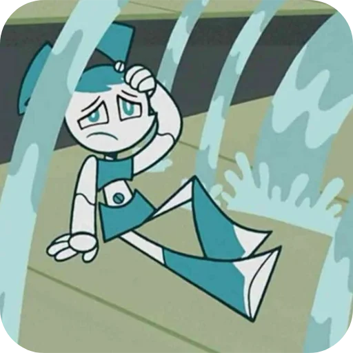 🚰 Стикер «My Life as a Teenage Robot» для Telegram