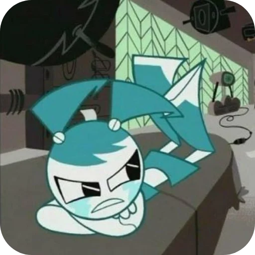 😭 Стикер «My Life as a Teenage Robot» для Telegram