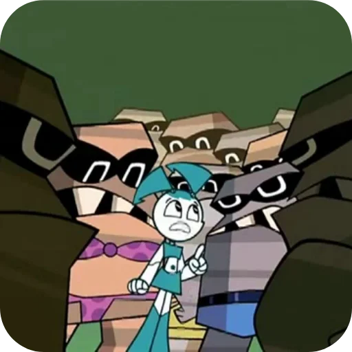 😰 Стикер «My Life as a Teenage Robot» для Telegram