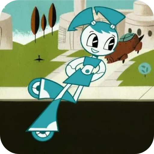🛼 Стикер «My Life as a Teenage Robot» для Telegram
