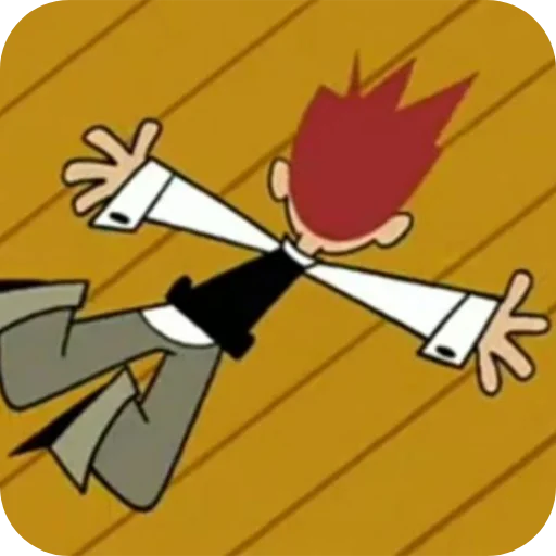 😦 Стикер «My Life as a Teenage Robot» для Telegram