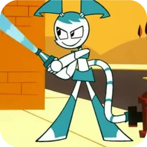 💦 Стикер «My Life as a Teenage Robot» для Telegram