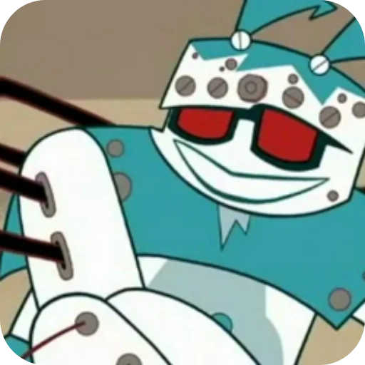 🥴 Стикер «My Life as a Teenage Robot» для Telegram