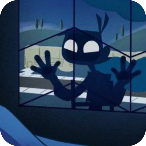 😱 Стикер «My Life as a Teenage Robot» для Telegram