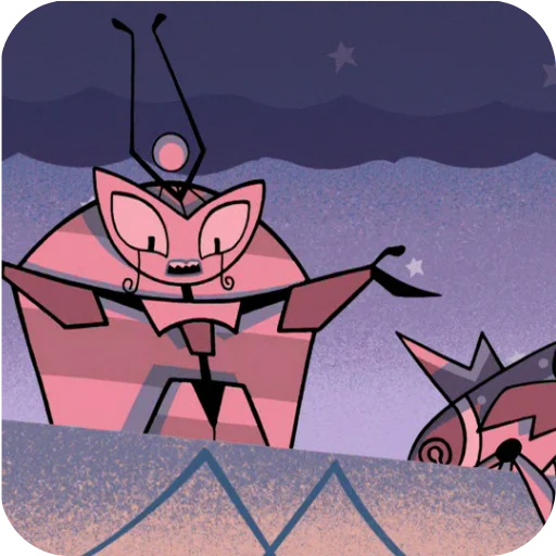 😬 Стикер «My Life as a Teenage Robot» для Telegram