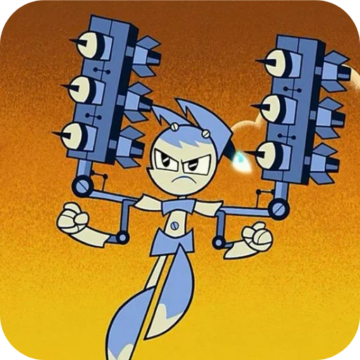 ☠ Стикер «My Life as a Teenage Robot» для Telegram