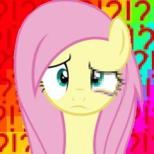 😞 Стикер «Fluttershy Флаттершай» для Telegram