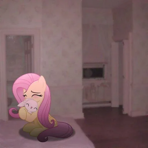 🫂 Стикер «Fluttershy Флаттершай» для Telegram