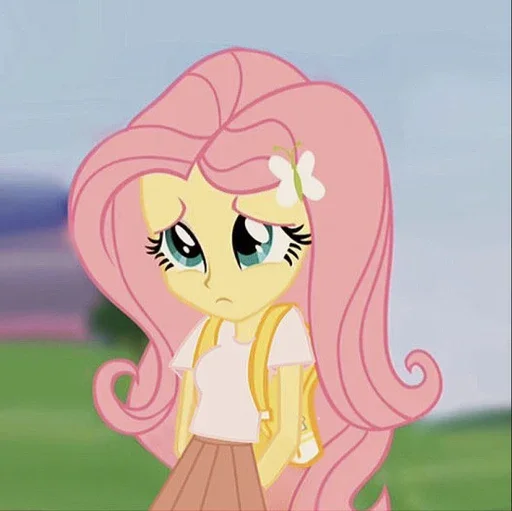 🥺 Стикер «Fluttershy Флаттершай» для Telegram