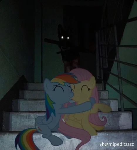 😈 Стикер «Fluttershy Флаттершай» для Telegram