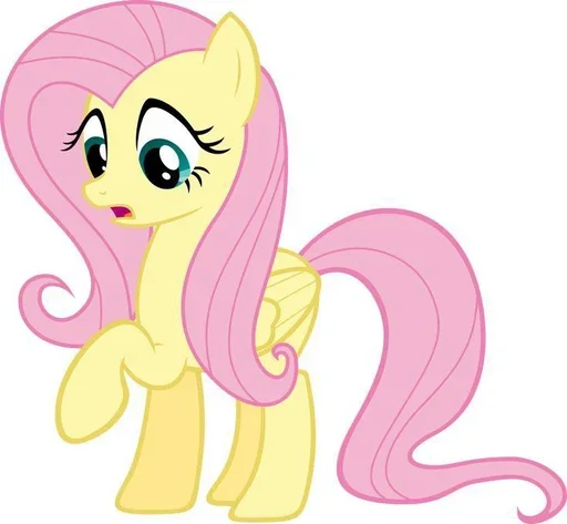 😱 Стикер «Fluttershy Флаттершай» для Telegram