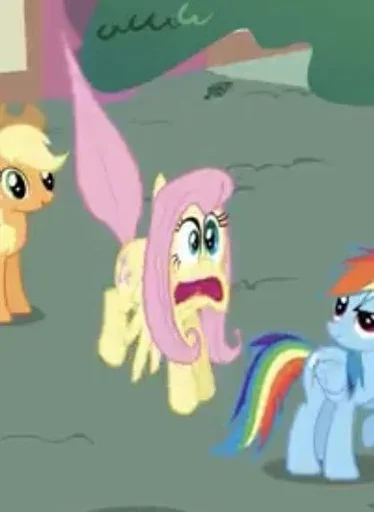😱 Стикер «Fluttershy Флаттершай» для Telegram