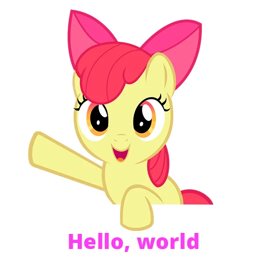 😀 Стикер «MLP Dev» для Telegram