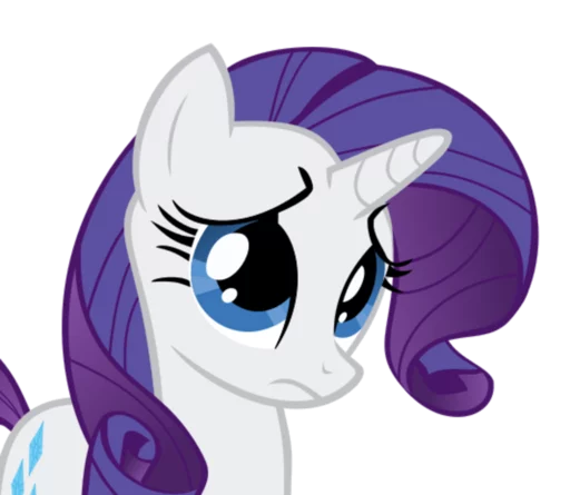 😕 Стикер «Rarity» для Telegram