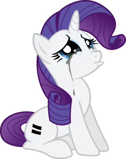 😢 Стикер «Rarity» для Telegram