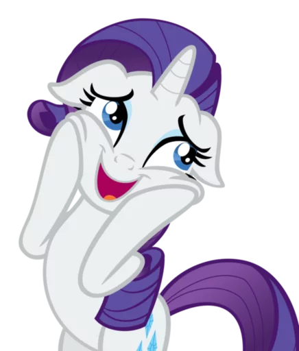 😍 Стикер «Rarity» для Telegram