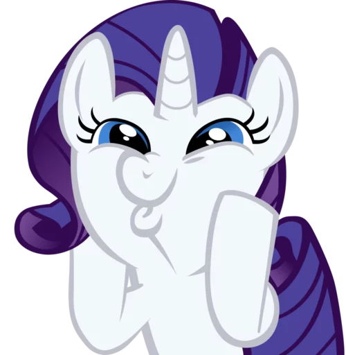 🦄 Стикер «Rarity» для Telegram