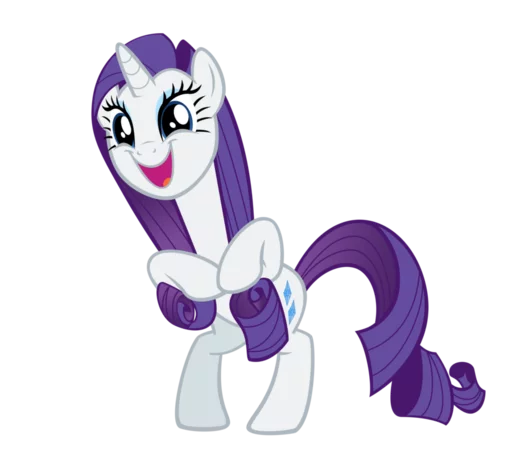 😝 Стикер «Rarity» для Telegram