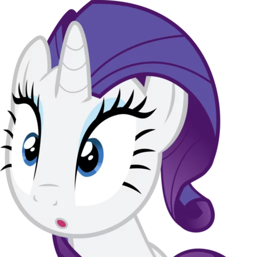 😦 Стикер «Rarity» для Telegram