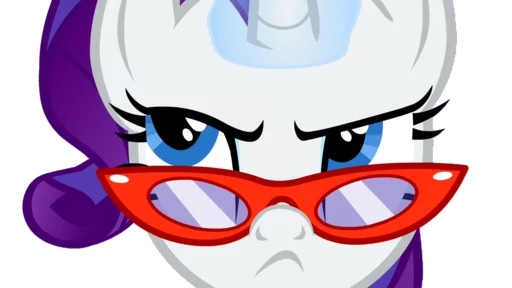 😡 Стикер «Rarity» для Telegram