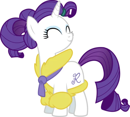 👗 Стикер «Rarity» для Telegram