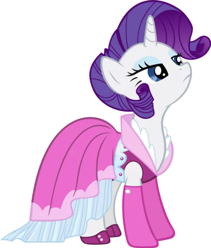 👗 Стикер «Rarity» для Telegram