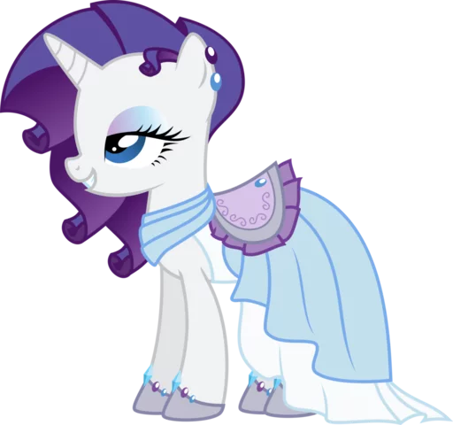 👗 Стикер «Rarity» для Telegram