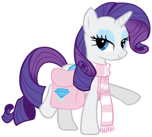 👗 Стикер «Rarity» для Telegram