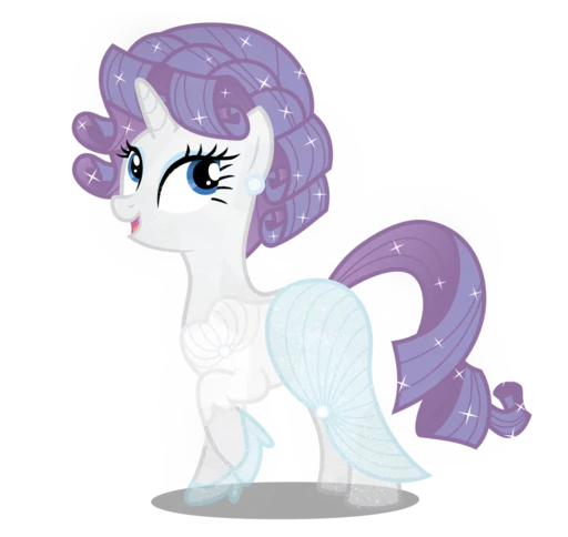 👗 Стикер «Rarity» для Telegram