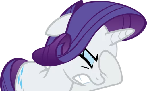 😣 Стикер «Rarity» для Telegram