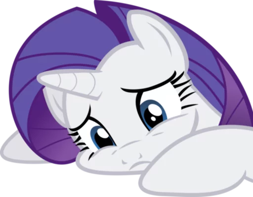 🙁 Стикер «Rarity» для Telegram