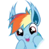 👏 Эмодзи «Pony bats» для Telegram