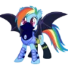 🪽 Эмодзи «Pony bats» для Telegram