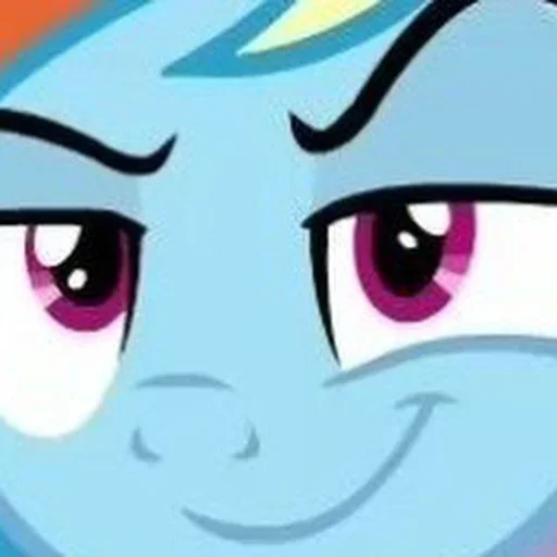 😎 Стикер «MLP Rainbow Dash» для Telegram