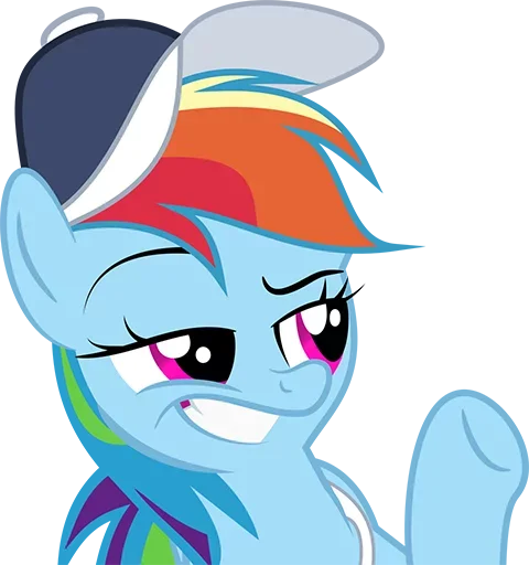 👉 Стикер «MLP Rainbow Dash» для Telegram