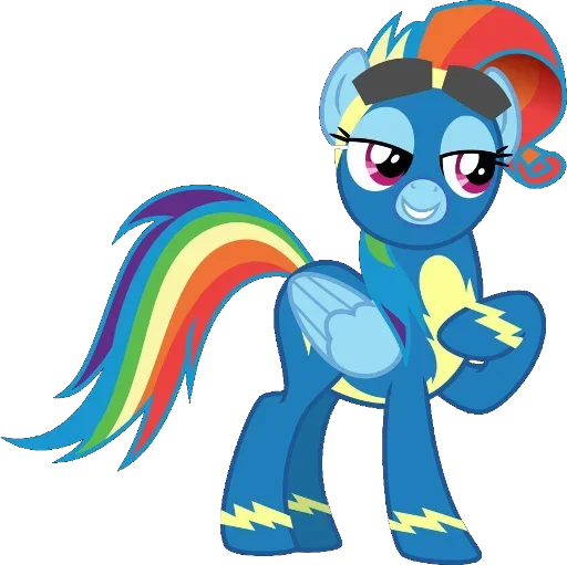 😚 Стикер «MLP Rainbow Dash» для Telegram