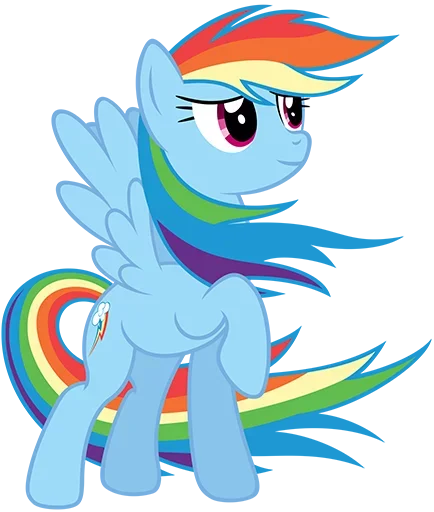 🦅 Стикер «MLP Rainbow Dash» для Telegram