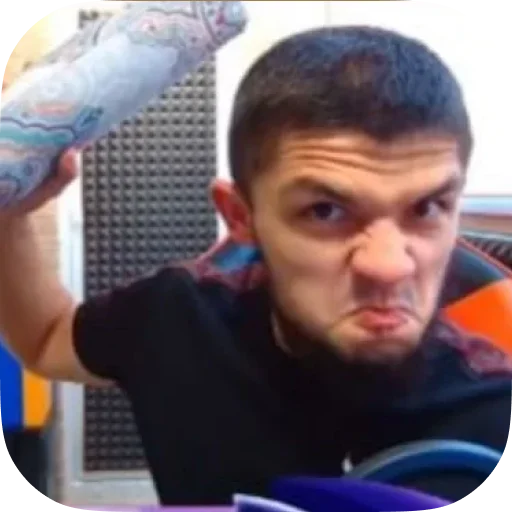 😡 Стикер «MMA & BSTICKERS» для Telegram