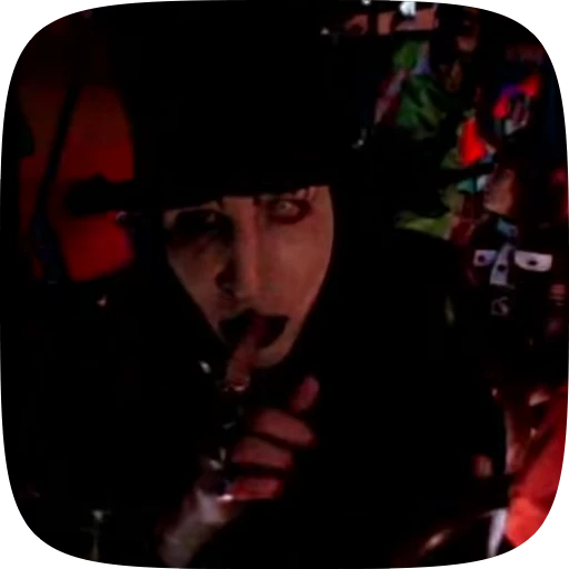 🤫 Стикер «Marilyn Manson» для Telegram