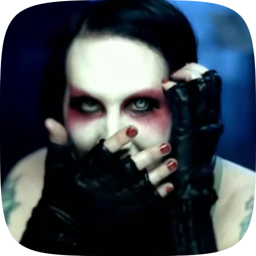 🤭 Стикер «Marilyn Manson» для Telegram