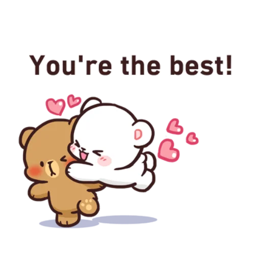 🤗 Стикер «Milk & Mocha Everyday» для Telegram