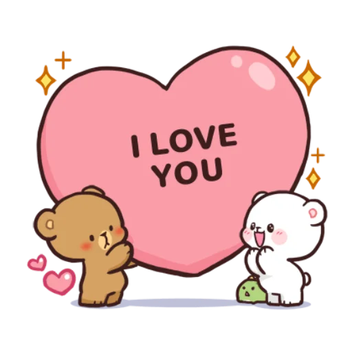 🥰 Стикер «Milk & Mocha Everyday» для Telegram