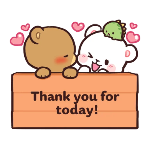 😘 Стикер «Milk & Mocha Everyday» для Telegram