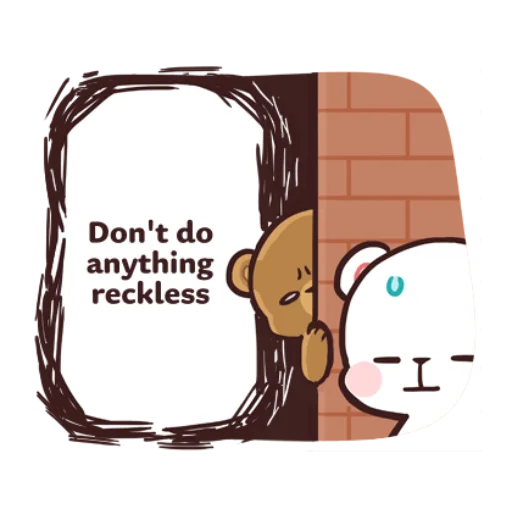 😨 Стикер «Milk & Mocha Everyday» для Telegram