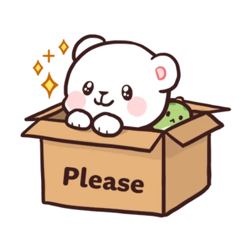 🙏 Стикер «Milk & Mocha Everyday» для Telegram