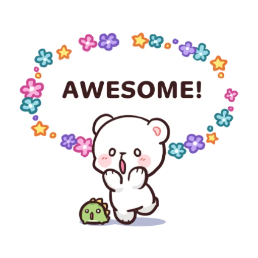 😲 Стикер «Milk & Mocha Everyday» для Telegram